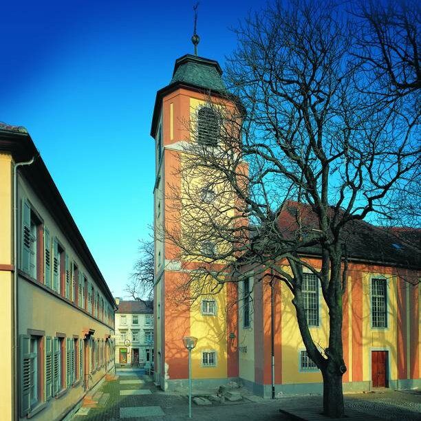 Historische Ansicht des Museumsareals in Brötzingen