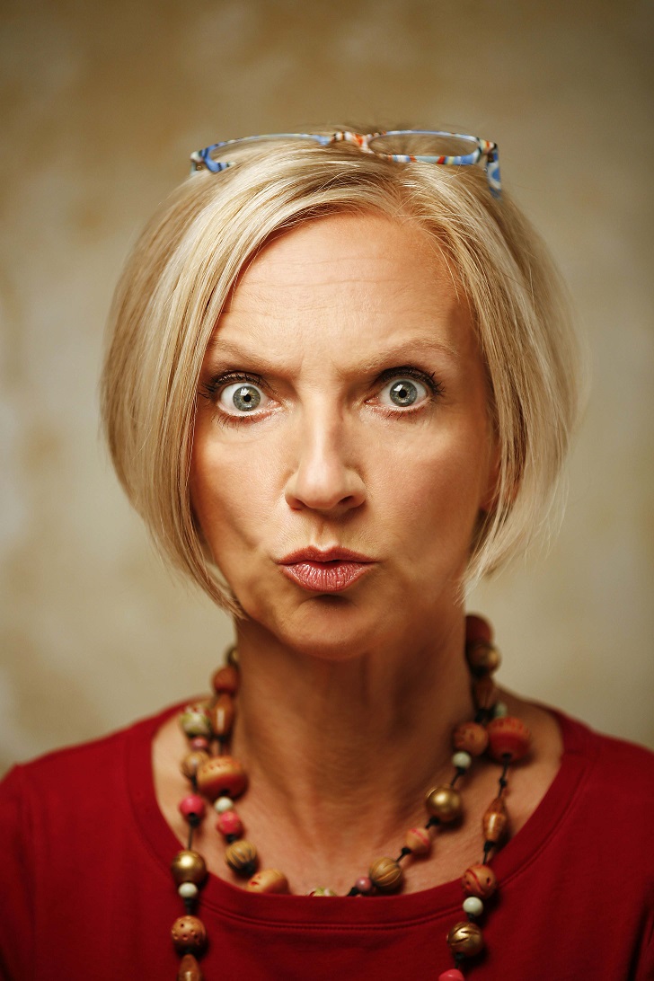 Fotoportrait einer Frau mit blonden Haaren - copyright: Georg Valerius - Ersteller: Georg Valerius