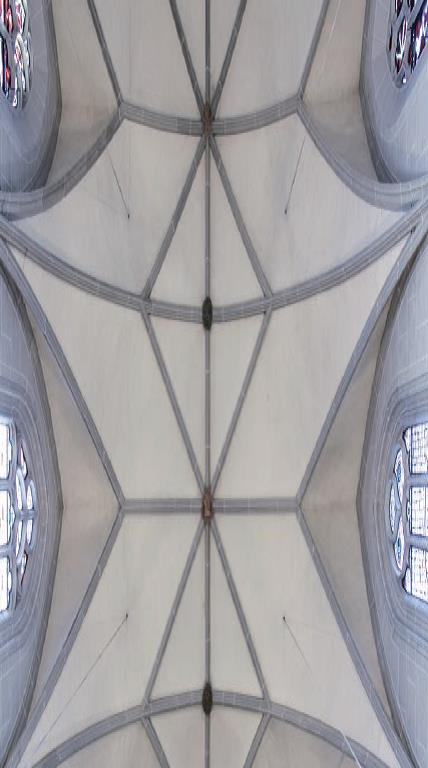 Abbildung des Gewölbes im Stiftschor der Schloßkirche.