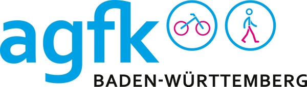 Arbeitsgemeinschaft Fahrrad- und Fußgängerfreundlicher Kommunen in Baden-Württemberg e. V. logo - copyright:Arbeitsgemeinschaft Fahrrad- und Fußgängerfreundlicher Kommunen in Baden-Württemberg e. V. (agfk-bw)